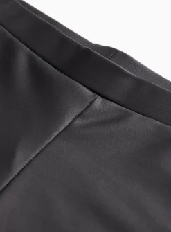 Black Faux Leather Leggings 7 years