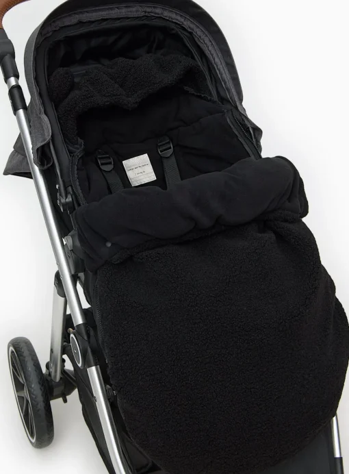 Black Fleece Lined Footmuff One Size