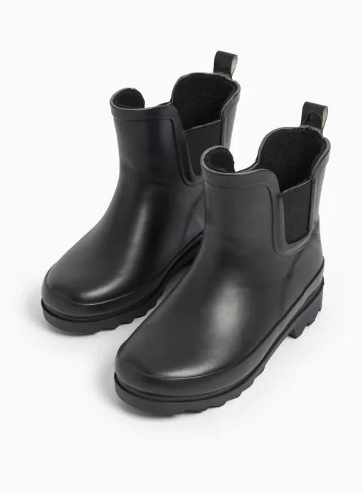 Black Fleece Lined Wellies 9 Infant