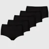 Black Full Knickers 5 Pack 12
