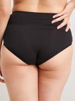 Black Full Knickers 5 Pack 12