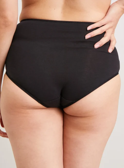 Black Full Knickers 5 Pack 12