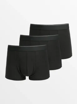 Black Hipsters 3 Pack XL