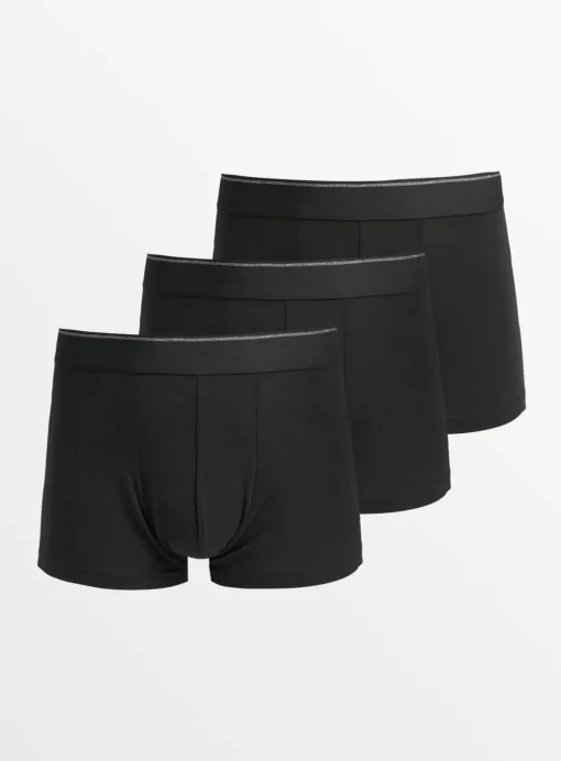 Black Hipsters 3 Pack XL