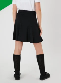 Black Jersey Skater Skirt 2 Pack 12 years