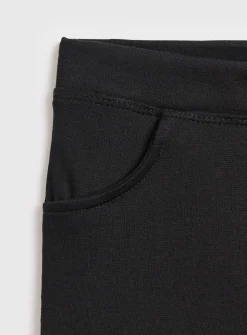 Black Jersey Trousers 2 Pack 4 years