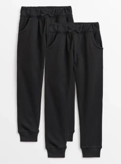 Black Joggers 2 Pack 6 years