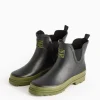 Black Khaki Ankle Length Wellies 5