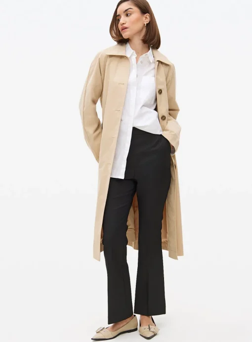 Black Kick Flare Trousers 20R