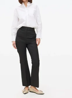 Black Kick Flare Trousers 20R