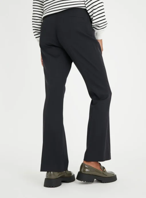 Black Kick Flare Trousers 20R