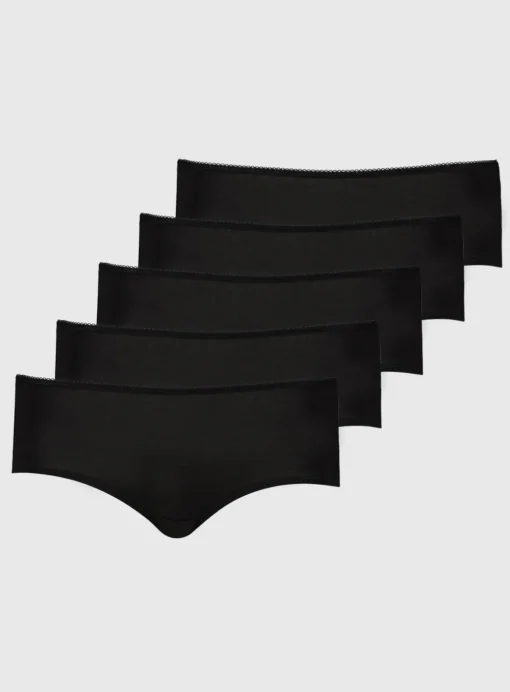 Black Knicker Shorts 5 Pack 12
