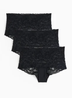 Black Lace Shorts 3 Pack 18