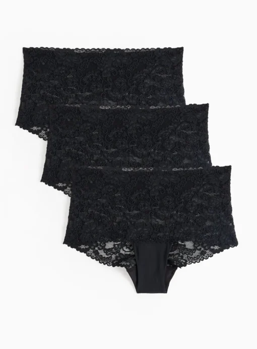 Black Lace Shorts 3 Pack 18