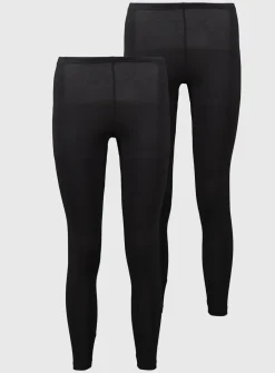 Black Leggings 2 Pack - 12-14