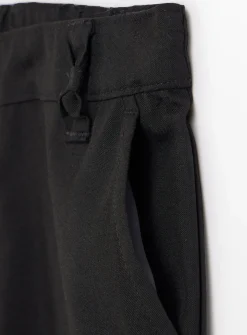 Black Longer Leg Reinforced Knee Trousers 11 years