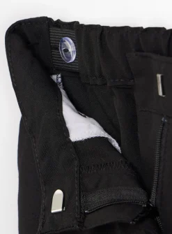 Black Longer Leg Reinforced Knee Trousers 11 years