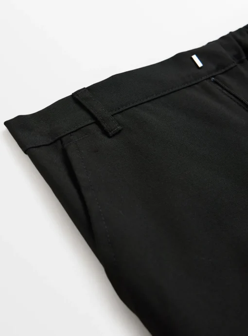 Black Longer Leg Trousers 2 Pack 10 years