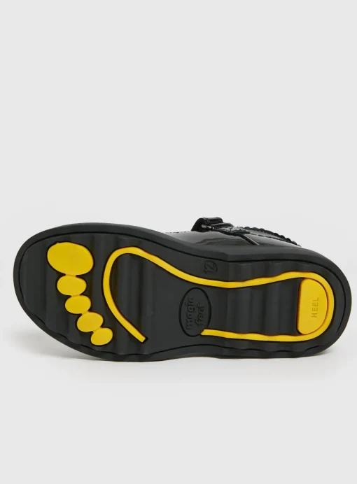 Black Magic Feet Patent T Bar Star Shoes 9 Infant