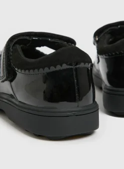 Black Magic Feet Patent T Bar Star Shoes 9 Infant