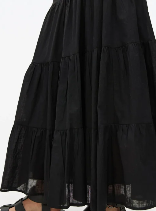 Black Maxi Boho Full Skirt 24