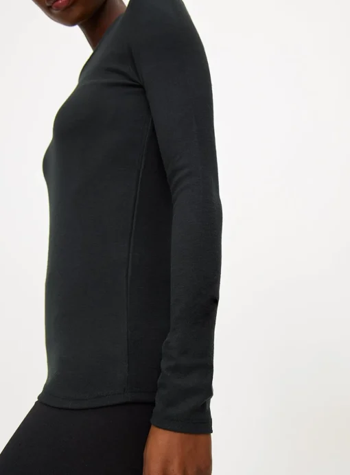 Black Maximum Warmth Long Sleeve Thermal Top S