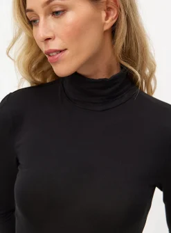Black Medium-Warmth Thermal High Neck Body S