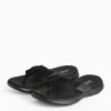 Black Mesh Detail Comfort Sandals S