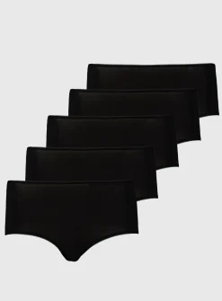 Black Midi Knickers 5 Pack - 20