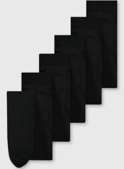 Black Opaque Tights 5 Pack 3-4 years