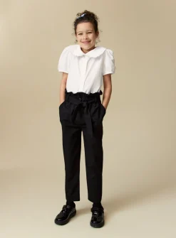Black Paperbag Trousers 8 years