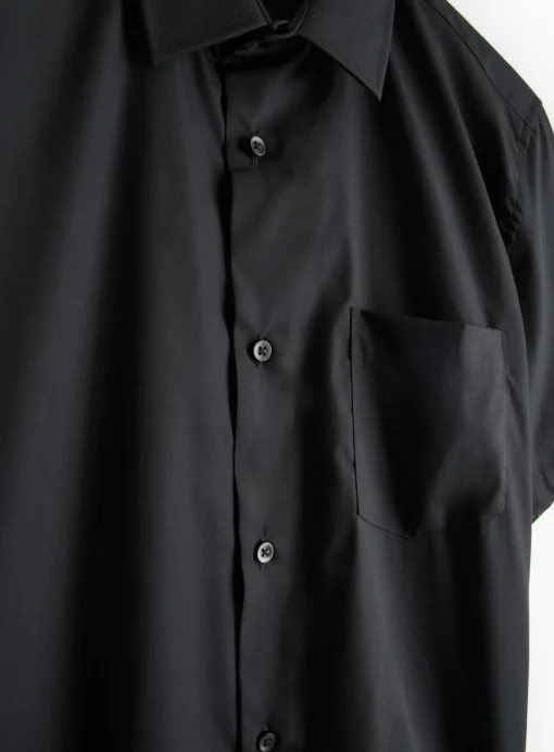 Black Regular Fit Shirts 2 Pack 15.5