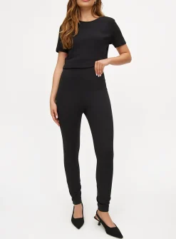 Black Sculpt High Waisted Leggings 12