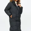 Black Shower Resistant Duvet Coat L