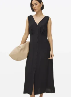Black Sleeveless Tea Dress 8