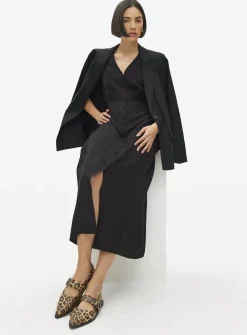 Black Sleeveless Tea Dress 8