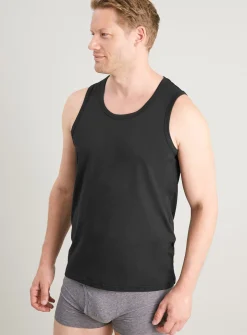 Black Sleeveless Vests 2 Pack XXL