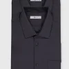 Black Slim Fit Short Sleeve Shirt 2 Pack 19
