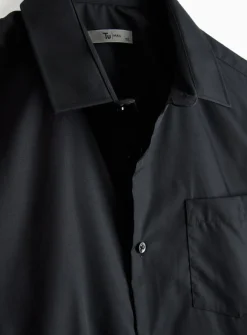 Black Slim Fit Short Sleeve Shirts 2 Pack 15