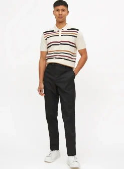 Black Slim Fit Smart Trousers W48 L31