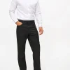 Black Smart Regular Fit Trousers W40 L31
