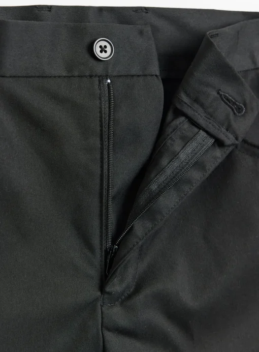 Black Smart Regular Fit Trousers W40 L31