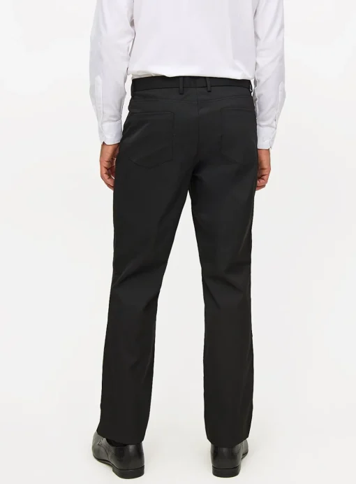 Black Smart Regular Fit Trousers W40 L31