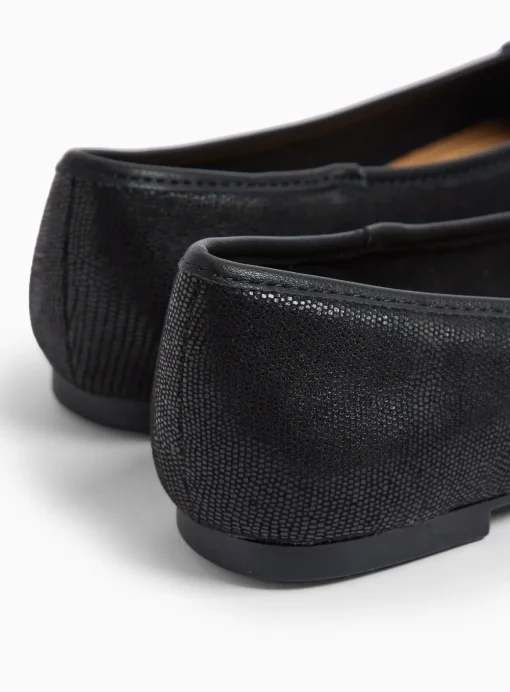 Black Snake Design Ballerina Pumps 3