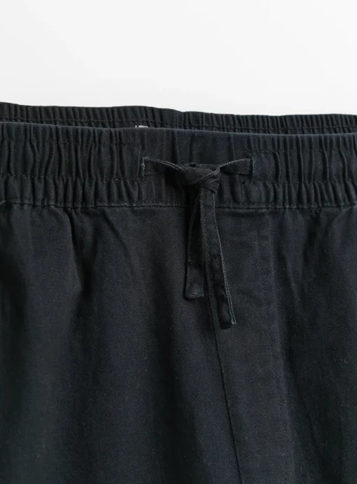 Black Straight Leg Pull On Chinos XL