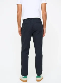 Black Straight Leg Pull On Chinos XL