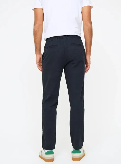 Black Straight Leg Pull On Chinos XL
