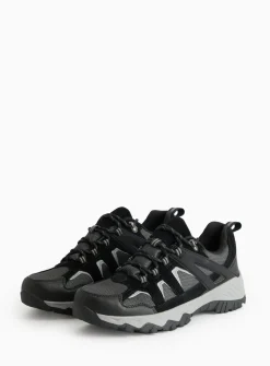 Black Suede Waterproof Hiking Trainers 8
