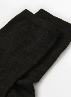 Black Supersoft Socks 5 Pack 4-8
