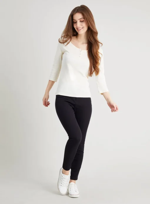 Black Treggings With Stretch 10R